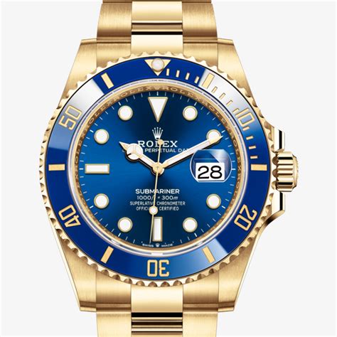 rolex preowned yellow gold sub|rolex submariner 41mm yellow gold.